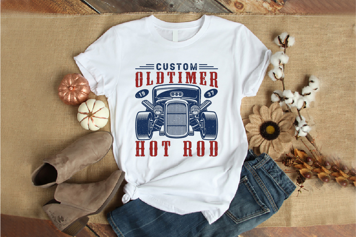 custom oldtimer 1937 hotrod hot rod t shirt design vector 3 626