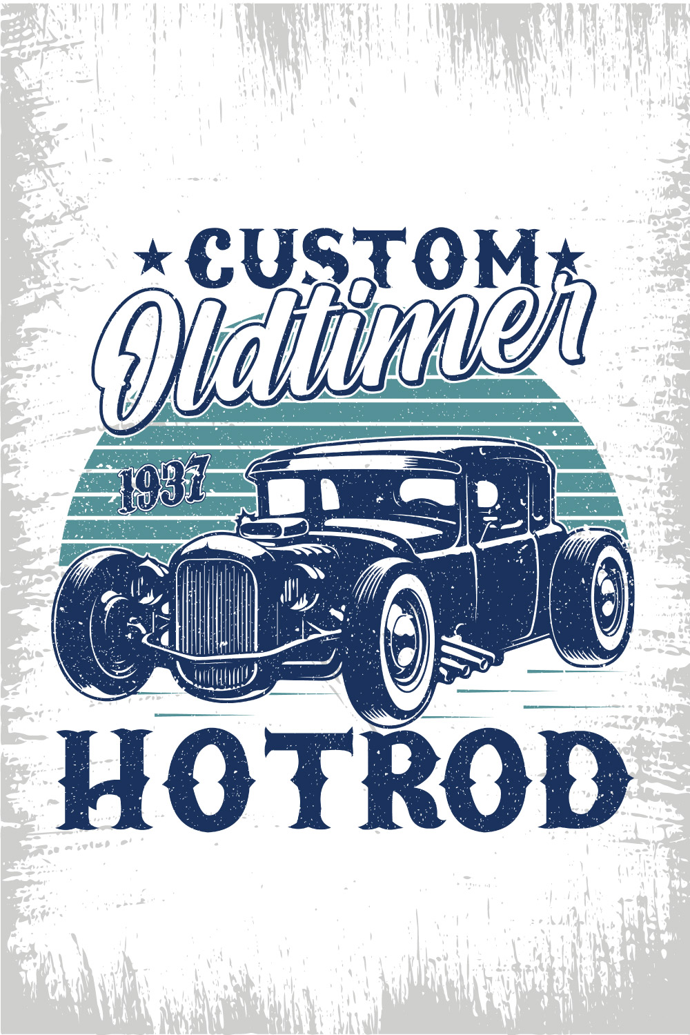 Custom oldtimer 1937 hotrod - hot rod t shirt design pinterest preview image.