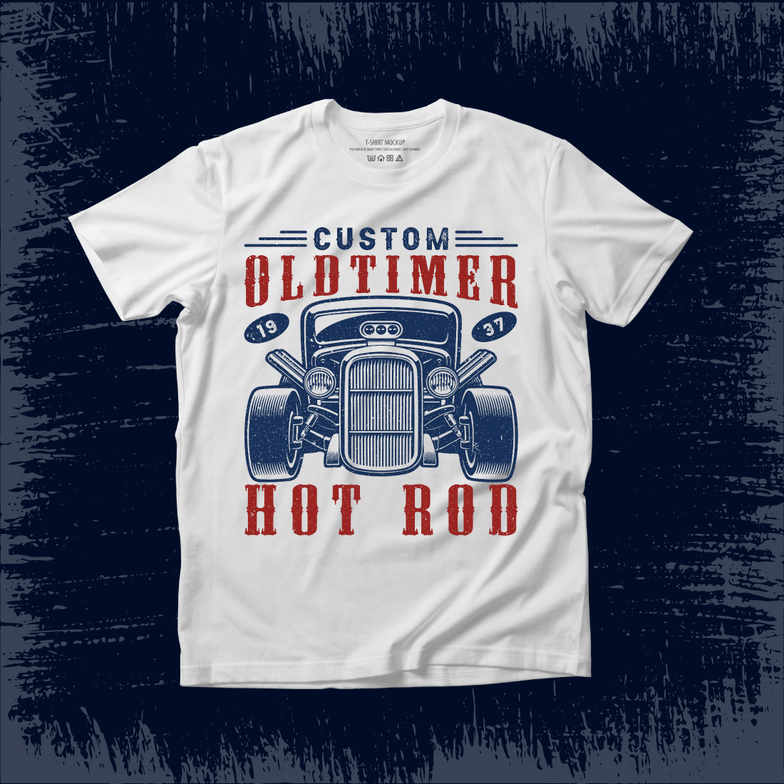 custom oldtimer 1937 hotrod hot rod t shirt design vector 5 909