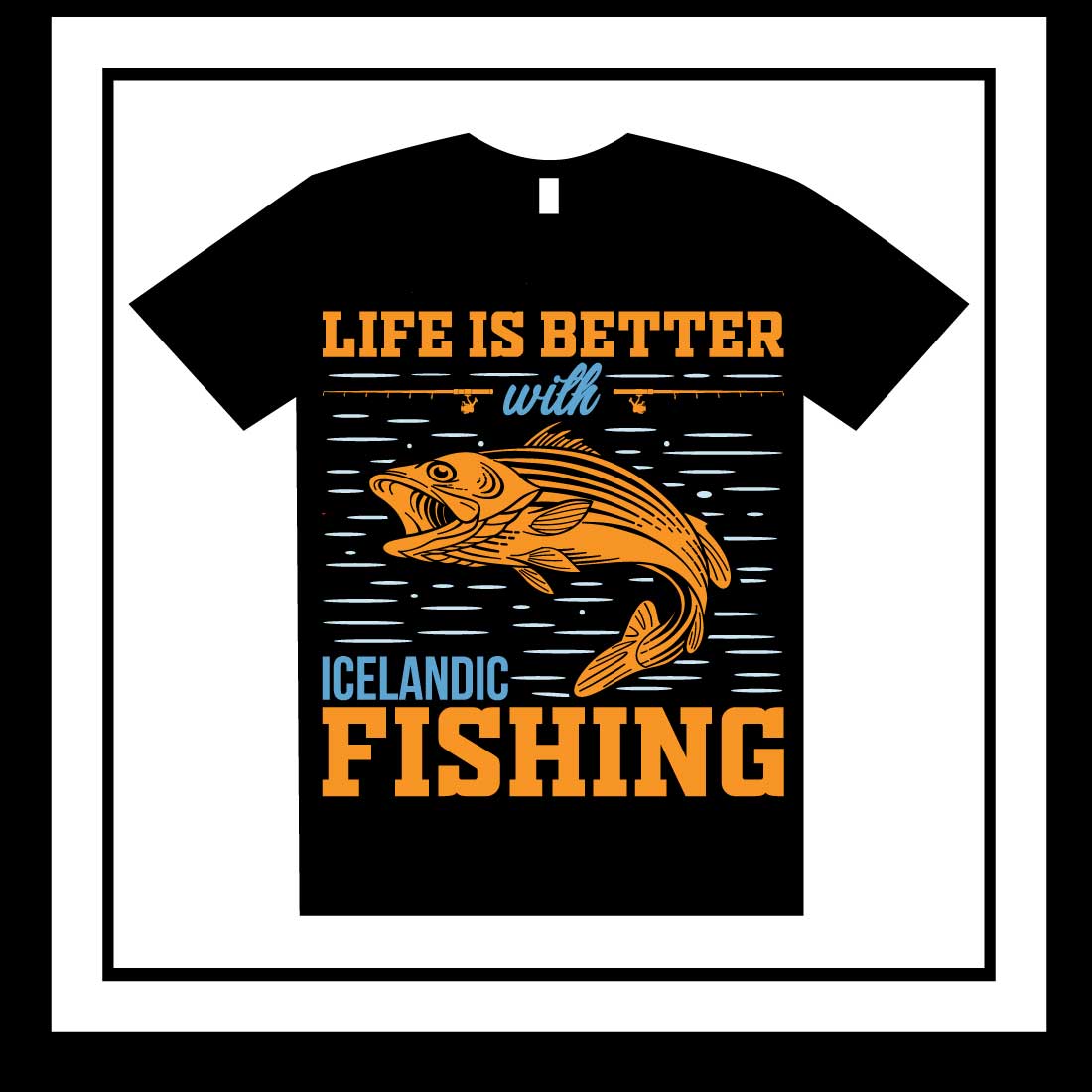 05 Print Ready Fishing Vintage & Vector T-Shirt Design Bundle preview image.