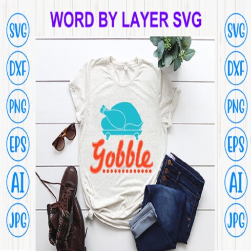 Gobble SVG Design cover image.