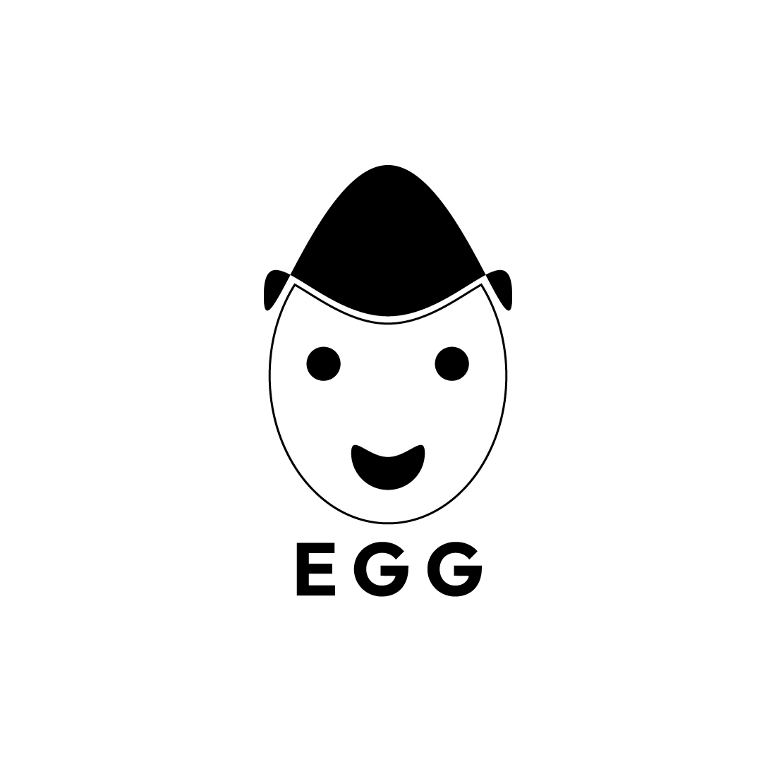 Minimalist Food Egg Logo cover image.