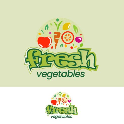 Fresh Vegetables - Logo design - Only $10 cover image.