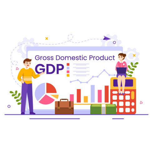 14 GDP or Gross Domestic Product Illustration cover image.