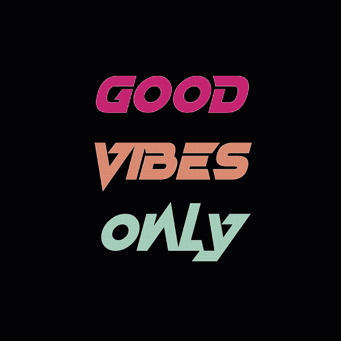 good vibes only 809