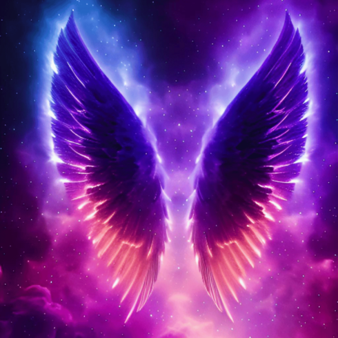 Angel wings cover image.