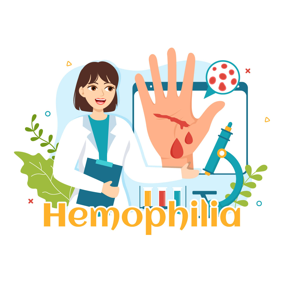 13 Hemophilia Disease Illustration cover image.