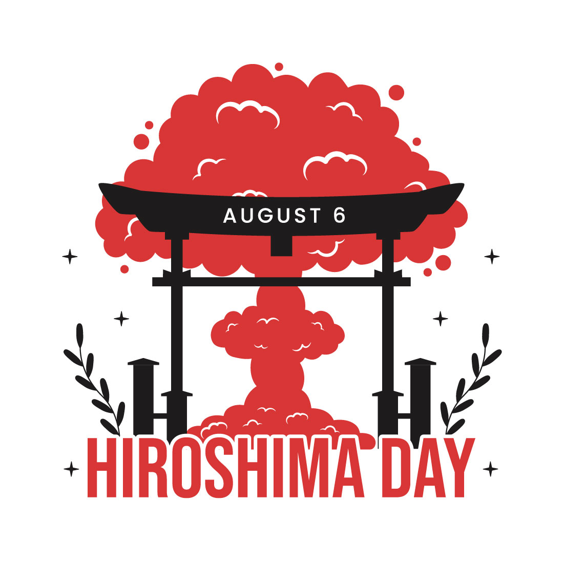 12 Hiroshima Day Vector Illustration cover image.