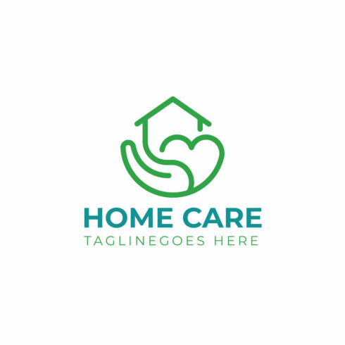 Home care logo design vector template illustration design cover image.