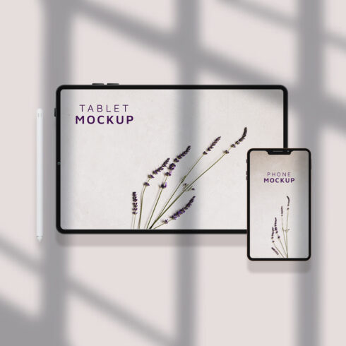 Digital Devices Ipad And Iphone Mockups cover image.