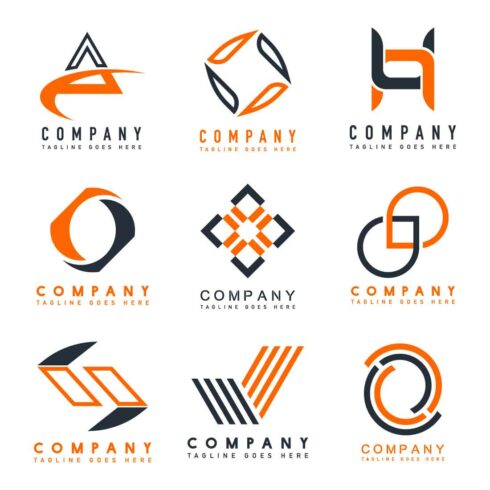 Set company logo Design ideas vector cover image.