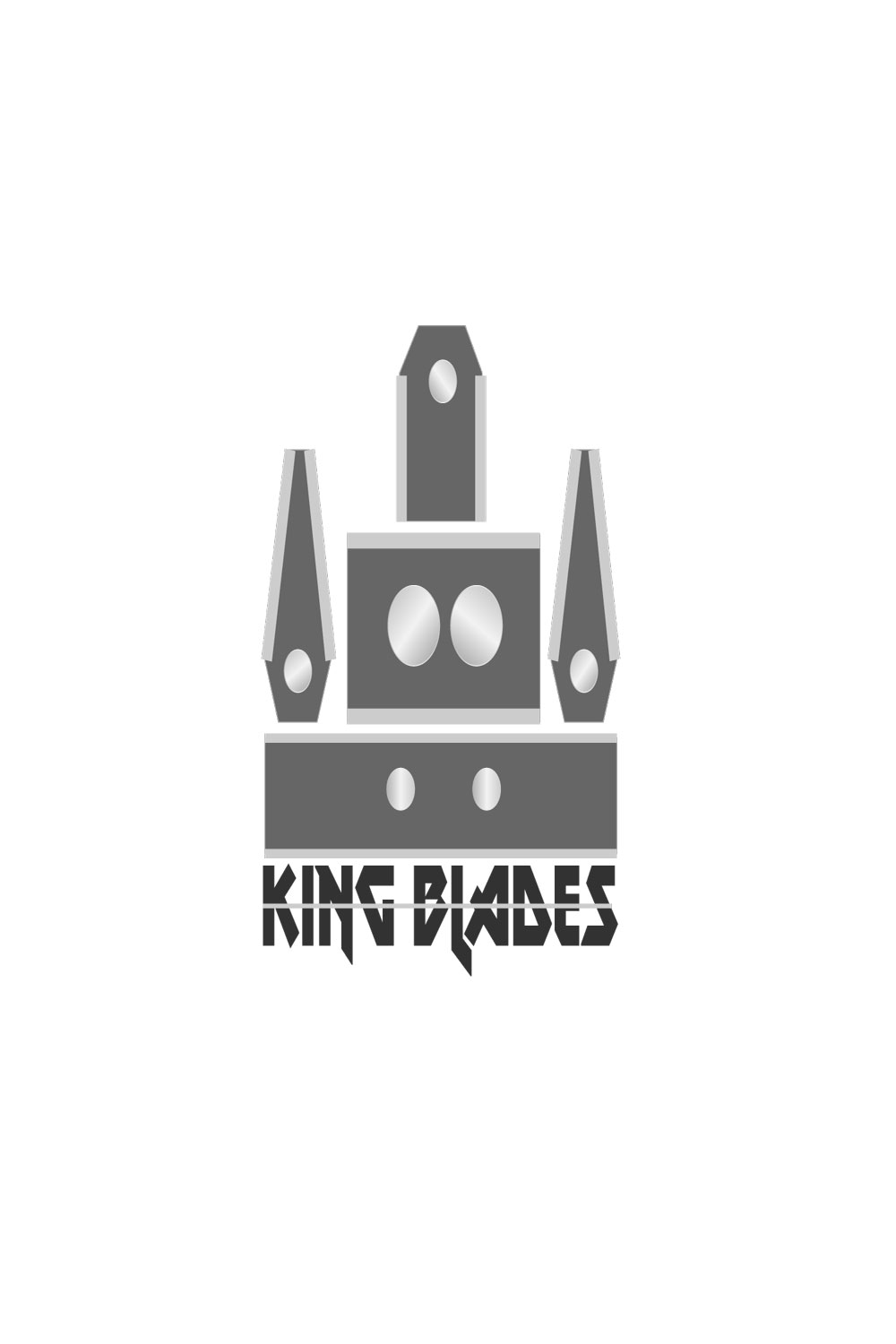 King Blades - TShirt Graphic Design pinterest preview image.