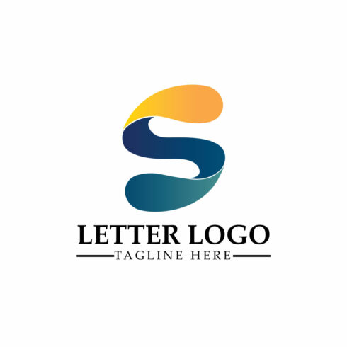 Business corporate letter S logo design cover image.