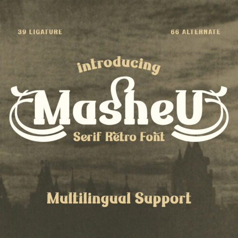 Masheu | Serif Classic Modernism cover image.