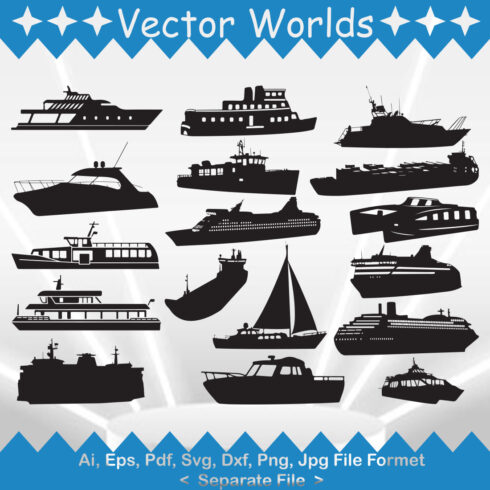 Ferry SVG Vector Design cover image.