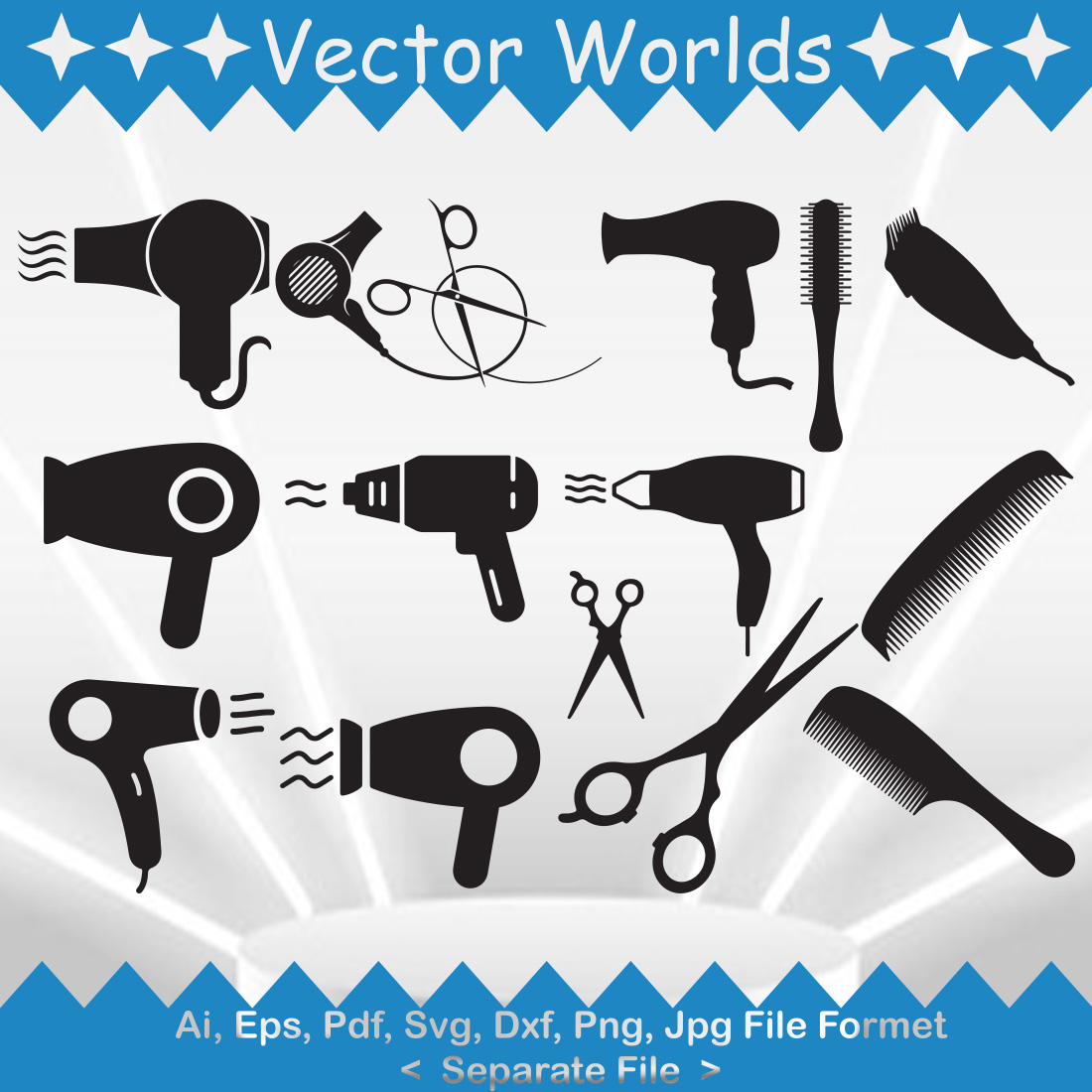 Dryer SVG Vector Design cover image.