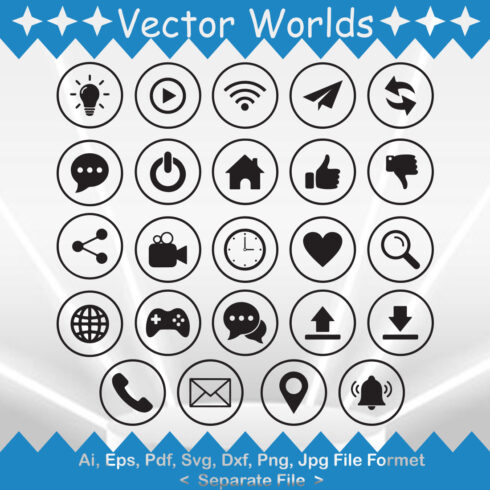 Wifi Symbol And Smartphone SVG Vector Design cover image.