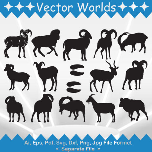 Ram SVG Vector Design cover image.