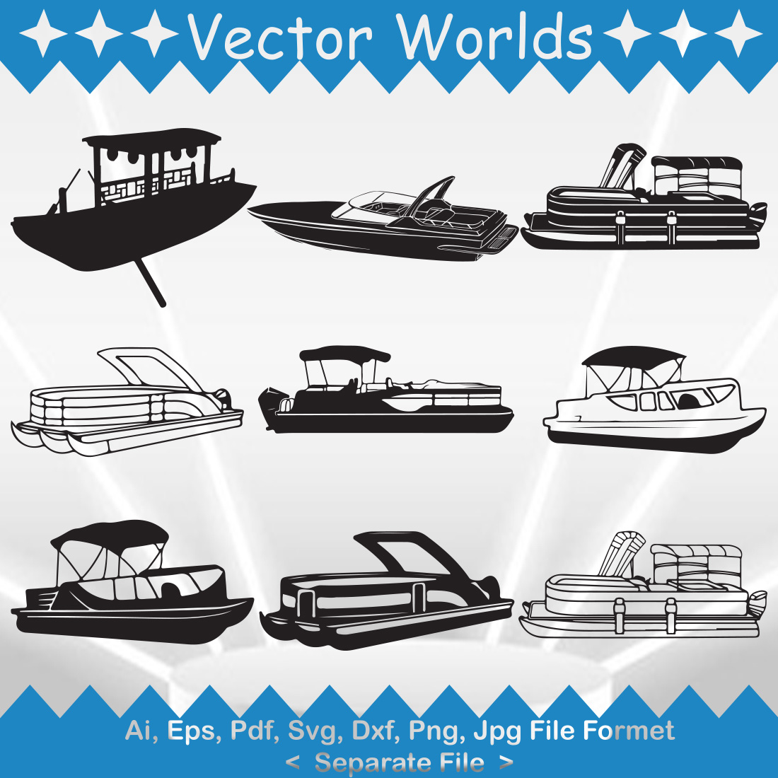 Man With Inner Tube SVG Vector Design preview image.