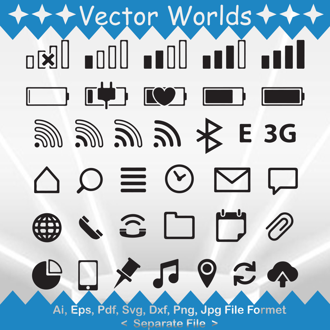 Gadget Web SVG Vector Design cover image.