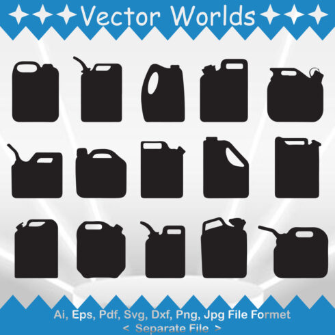 jerry can SVG Vector Design cover image.