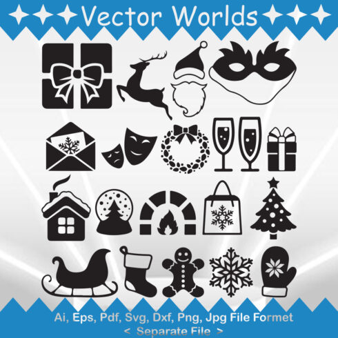 Party Celebration SVG Vector Design cover image.