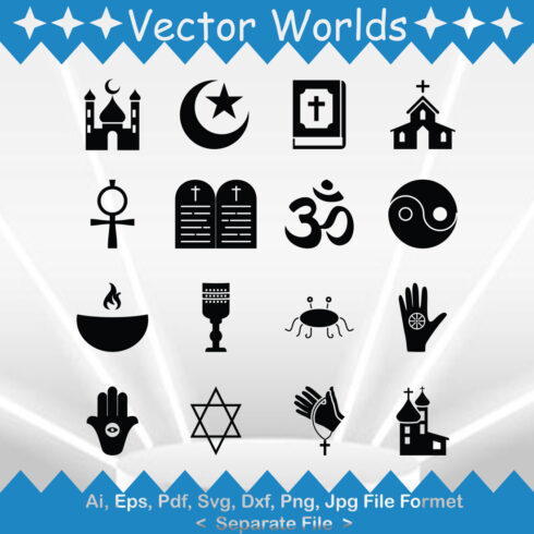 Religious SVG Vector Design cover image.