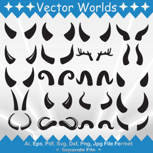 Devil Horn SVG Vector Design cover image.