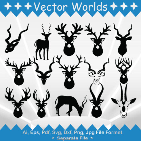 Oryx Head SVG Vector Design cover image.