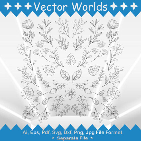 Ivy SVG Vector Design cover image.