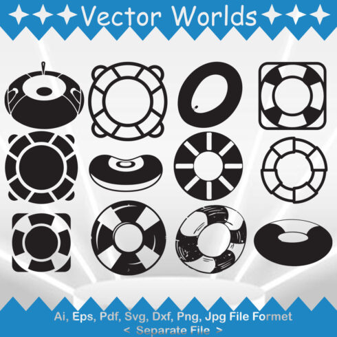 Inner Tube SVG Vector Design cover image.