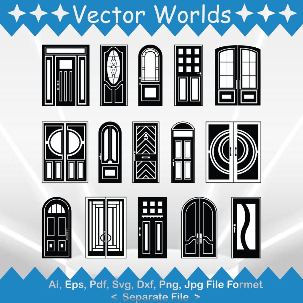 House Door SVG Vector Design. - MasterBundles