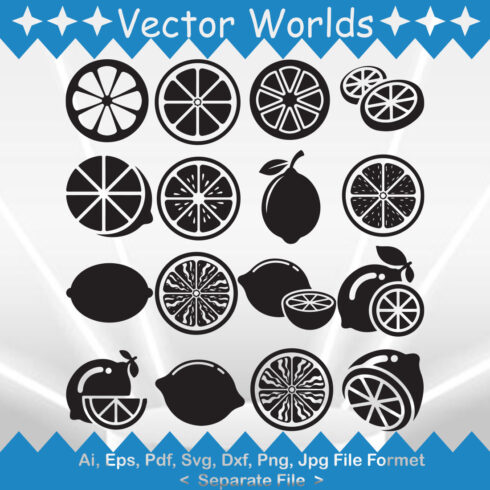 Lemon SVG Vector Design cover image.