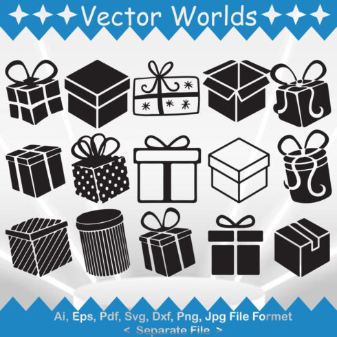 Parcel Box SVG Vector Design cover image.