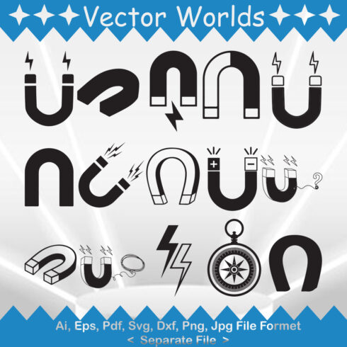 Magnet SVG Vector Design cover image.
