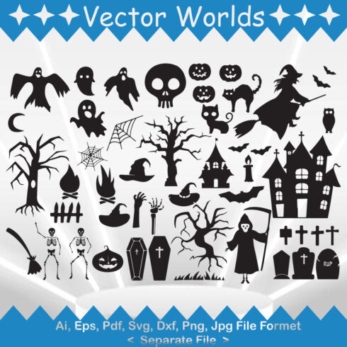 Halloween Which Party SVG Vector Design cover image.