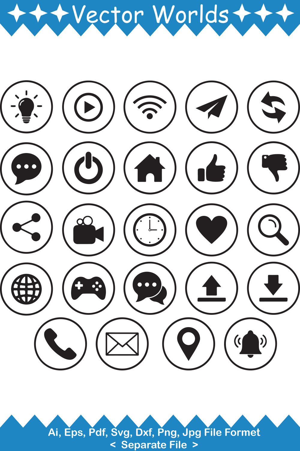 Wifi Symbol And Smartphone SVG Vector Design pinterest preview image.