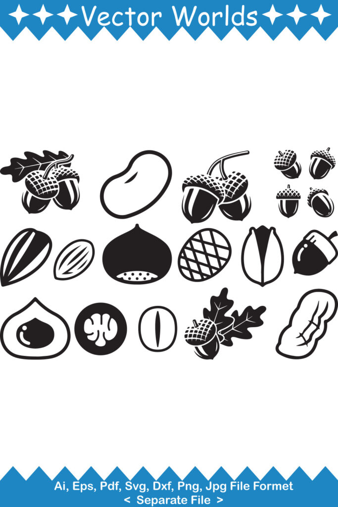 Nut SVG Vector Design. - MasterBundles