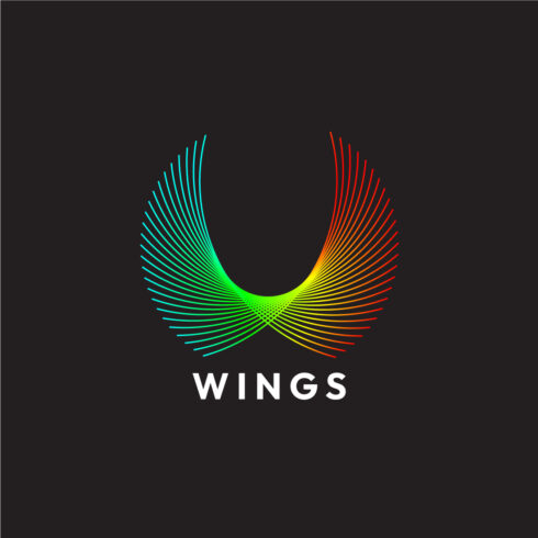Wings Minimalist Logo Design cover image.