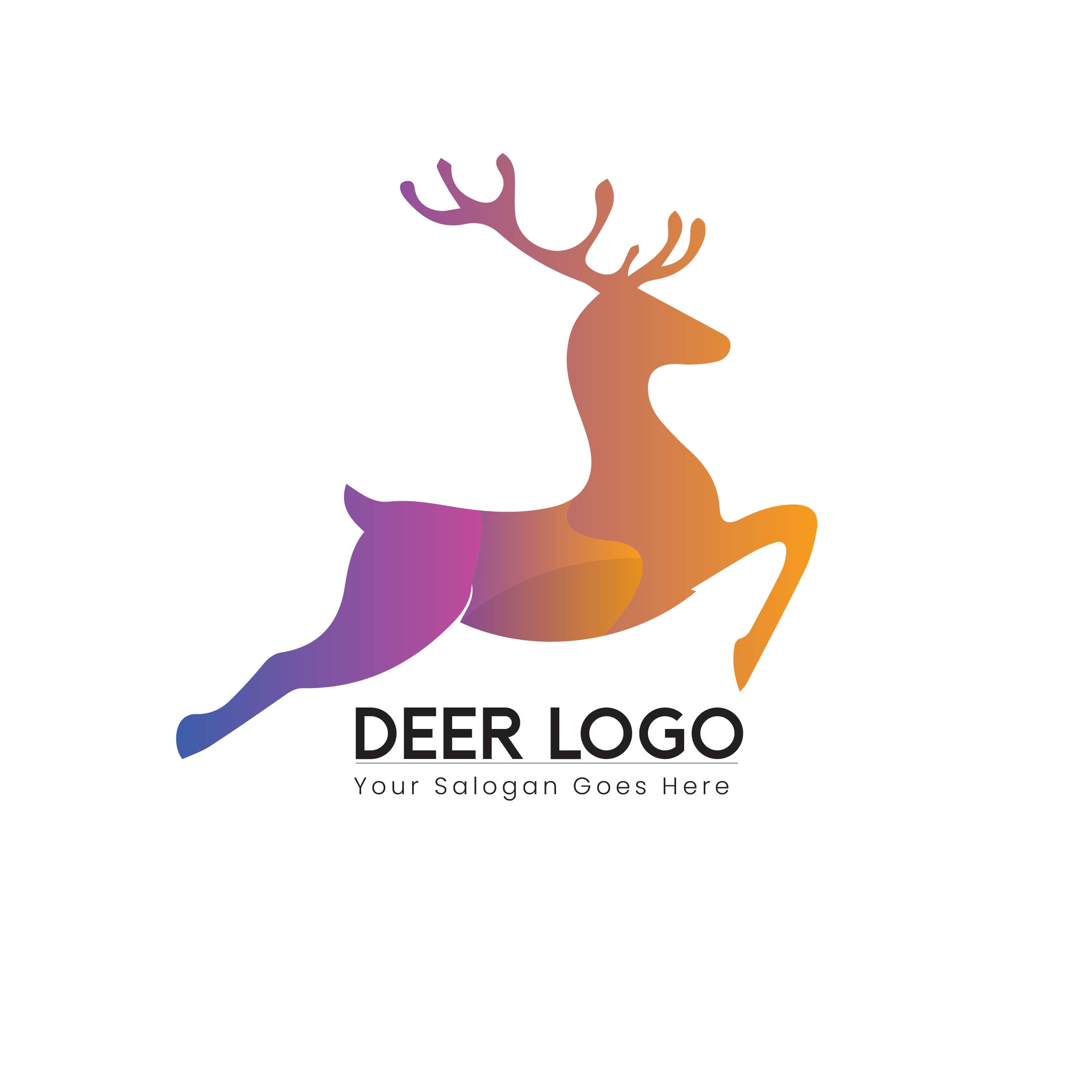 Deer logo preview image.