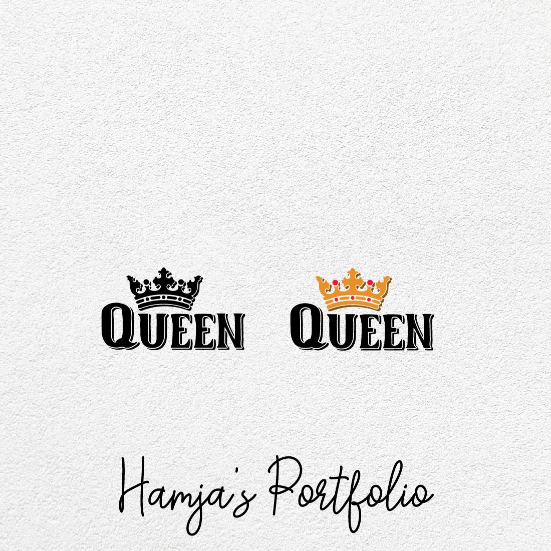 Queen Typography Svg cover image.