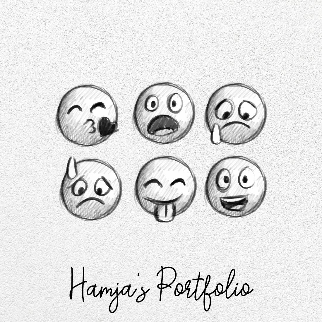 Funny Face Emoji Vector Bundle cover image.