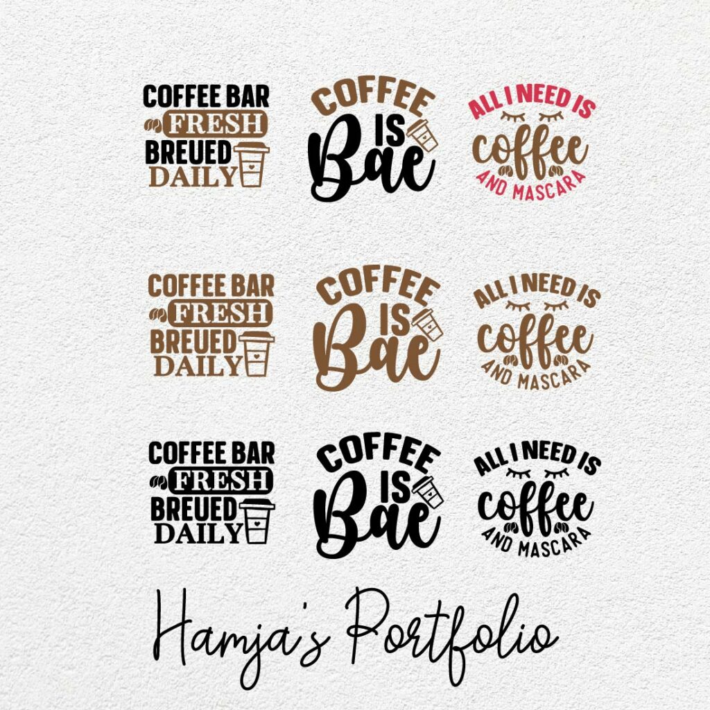 Coffee Vector Bundle Svg - MasterBundles