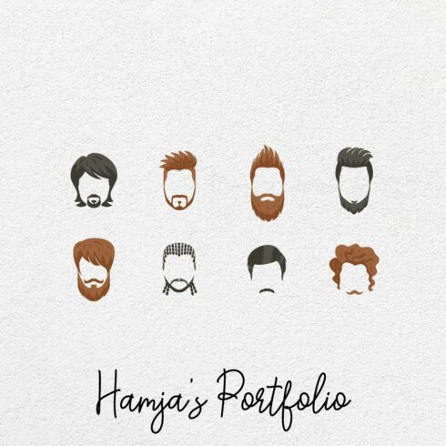 Man Hair Style Vector Svg cover image.
