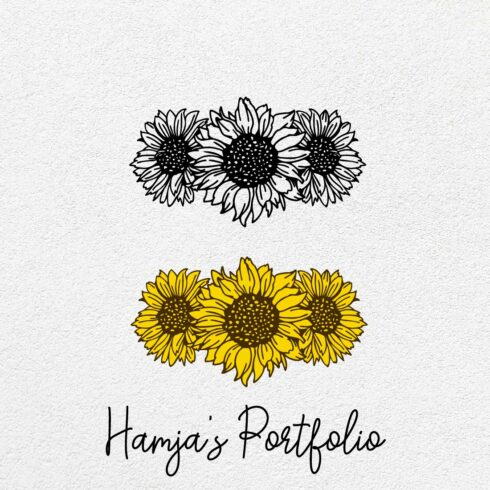 Sunflower Vector Svg cover image.