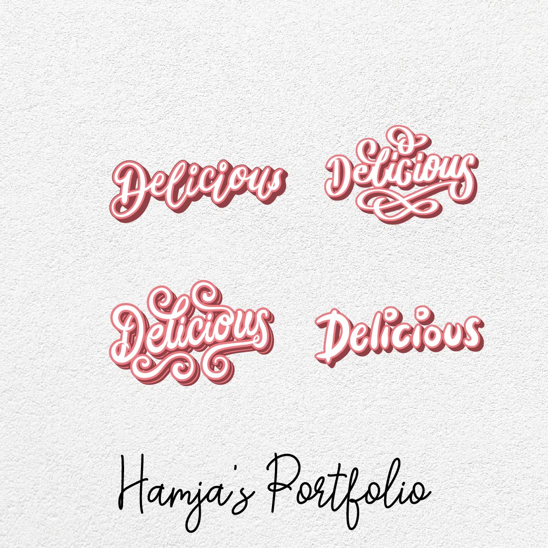 Delicious Typography Vector Svg cover image.