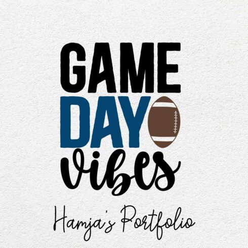 Game Day Vibes Vector Svg cover image.