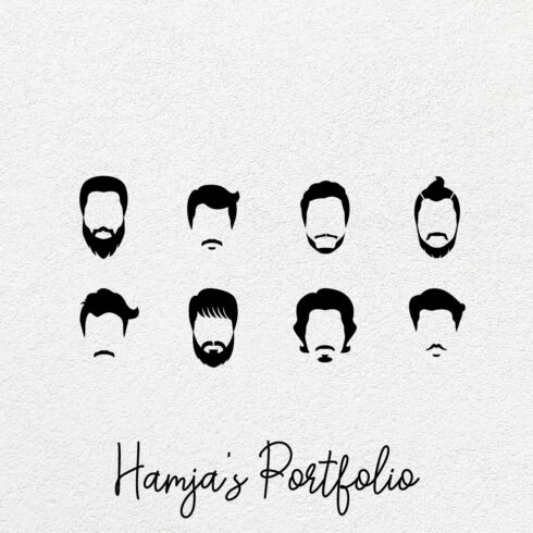 Man Hair Style Vector Svg cover image.