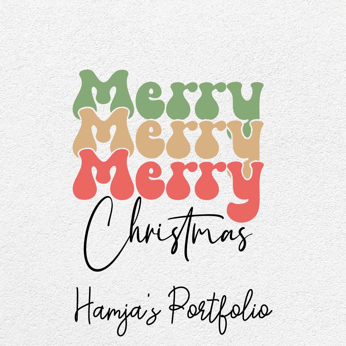 Merry Christmas Vector Svg cover image.