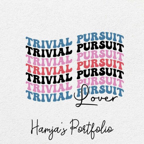 Triviral Pursuit Vector Svg cover image.